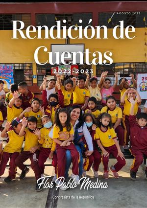 Rendición de Cuentas 2022 II - 2023 I
