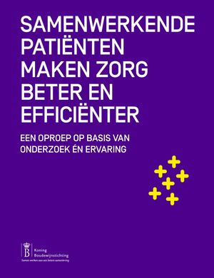 Samenwerkende patiënten maken zorg beter en efficiënter