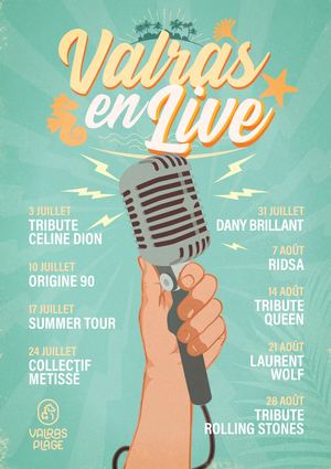Guide Valras en Live 2024