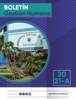 Boletín Gestión Humana 2021A