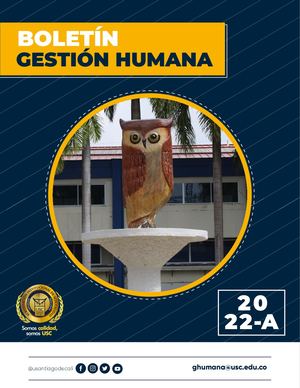 Boletín Gestión Humana 2022A