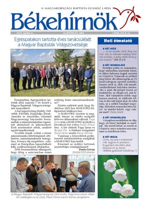 Békehírnök 2024. Április 21.