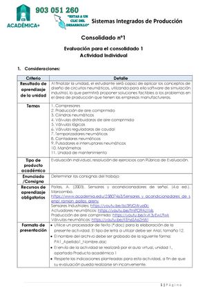 SISTEMAS INTEGRADOS DE PRODUCCIÓN-PA1