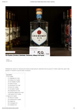 Güncel Cin Fiyatları