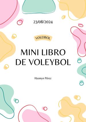 Mini Libro De Reglas Del Voleibol
