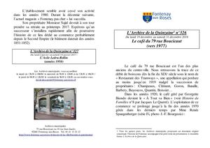 AMFAR A15 326 Le café du 79 rue Boucicaut (vers 1977)