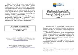 AMFAR A15 324 La Journée Nationale en faveur de la Population Hongroise (1956)