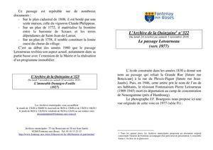 AMFAR A15 322 Le passage Letourneau (vers 1977)