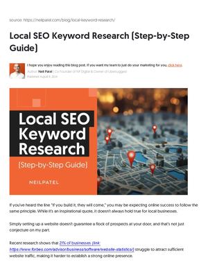 Neilpatel Blog Local Keyword Research