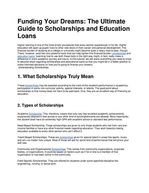 Calaméo - Funding Your Dreams: The Ultimate Guide to Scholarships and ...
