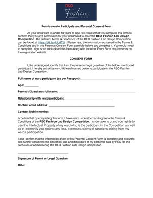 Parental Consent Form 17 Aug 2024