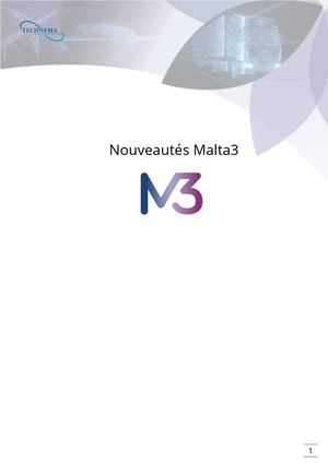 Malta3 - Nouveautés