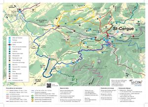 K. Carte Pedestre Ete St Cergue