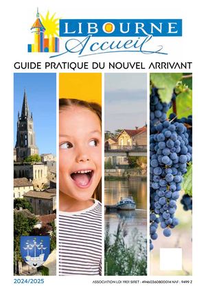 Guide pratique du Nouvel Arrivant Bienvenue à Libourne 2024-2025