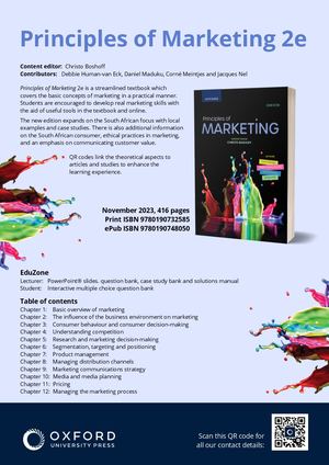 Principles of Marketing 2e