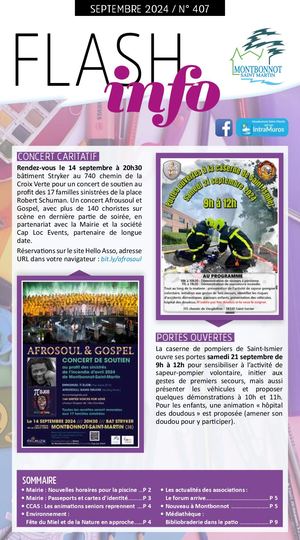 Flash info n°407 septembre 2024