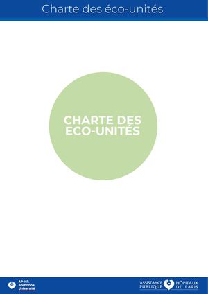 Charte des éco-unités