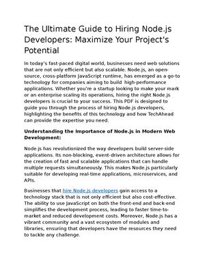Calaméo - The Ultimate Guide to Hiring Node.js Developers