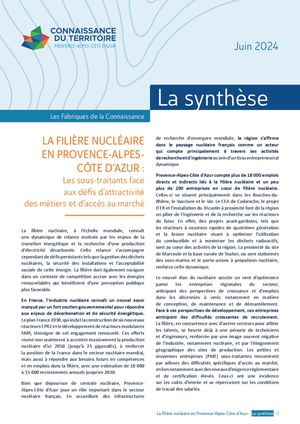 Filière Nucléaire : synthèse de l'étude