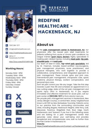 Redefine Healthcare Hackensack, Nj
