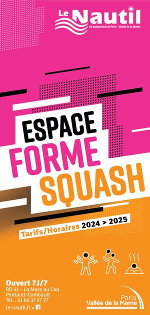 Le Nautil - Espace Forme et Squash 2024 / 2025