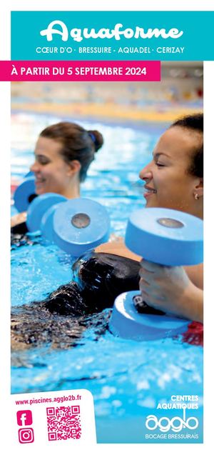 Horaires Aquaforme 2024