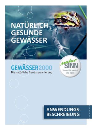 GEWÄSSER2000 - Produktdaten und Anwendung