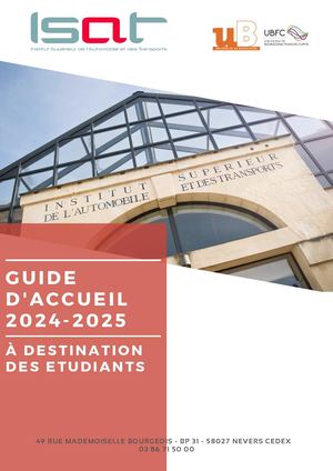 Guide D'accueil Nouveaux éTudiants 2024 2025