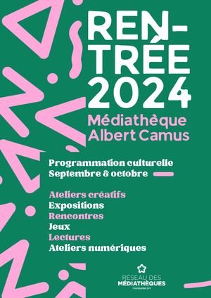 Programme Rentrée 2024 - Mediathèque Clapiers