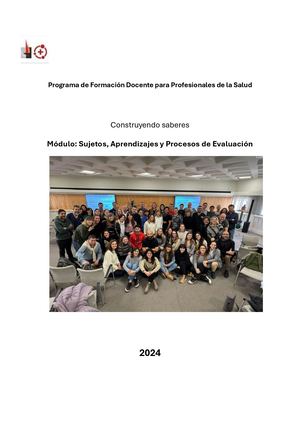 Revista Digital Programa De Formación Docente Para Profesionales De La Salud