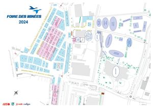 Plan Guide Visiteur Foire Minées 2024