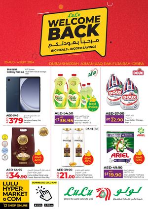 Welcome Back  - DXB & SHJ - (29 AUG - 04 SEP 2024)