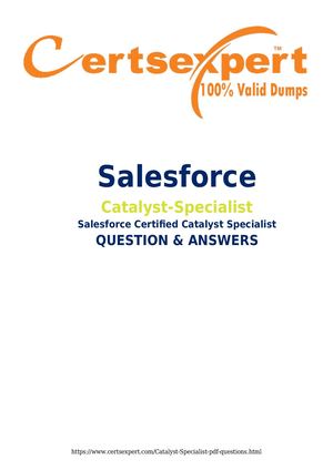 Catalyst-Specialist Exam Dumps: Uncover the Ultimate Guide to Guaranteed Success