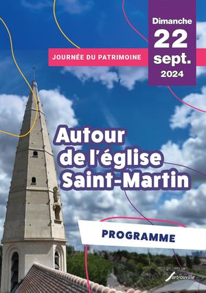 Programme Journée Patrimoine - Sartrouville