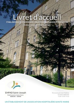 Livret d'Accueil EHPAD Saint-Joseph