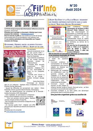 Fil'info Acepp 20 - Aout 2024
