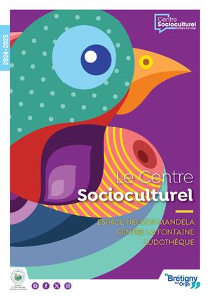 Plaquette Du Centre Socioculturel 2024 2025