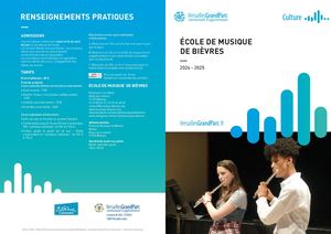 Guide école de musique Bièvres 2024-25