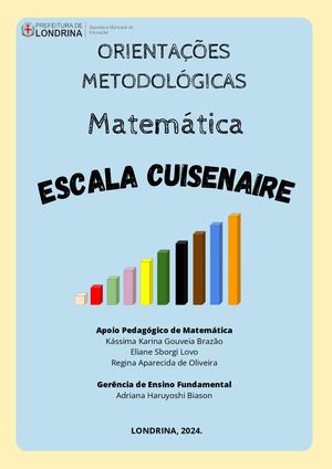 Caderno De Orientações Escala Cuisenaire