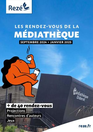 Médiathèque Diderot - Plaquette saison - Septembre 2024 à janvier 2025