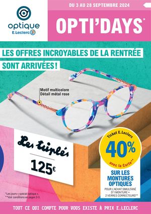 Optidays Rentrée E.Leclerc Landerneau
