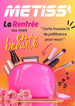 Catalogue Rentrée 2024 Metiss'