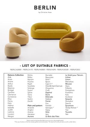 List Suitable Fabrics Berlin
