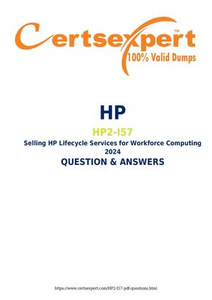HP2-I57 Exam Dumps: Unlock the Secrets to Passing with Ease