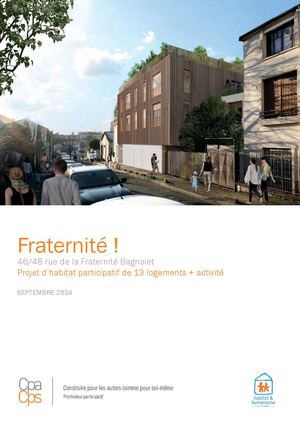 Habitat participatif "Fraternité!" Septembre 2024