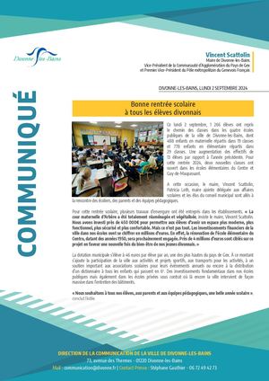 Calaméo - Article Rentrée Scolaire 2024