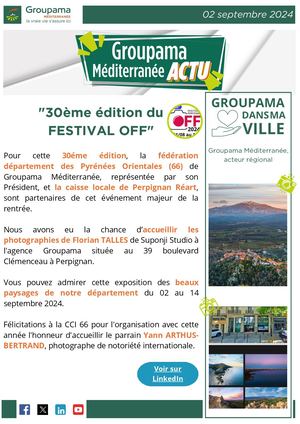 Actu 30ème éDition Du Festival Off 02092024