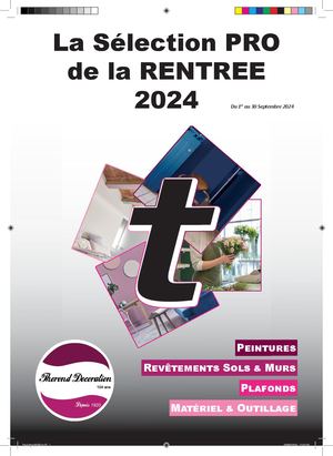 Catalogue: La Sélection PRO de la rentrée 2024