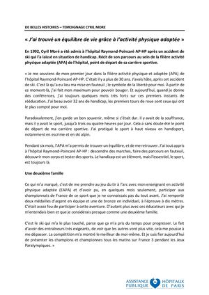 De Belles Histoires Cyril Moré