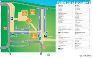 Plan du forum des associations 2024